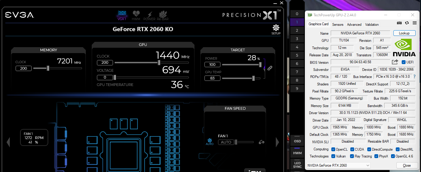 Is this a good overclock on an EVGA RTX 2060 KO? : r/overclocking
