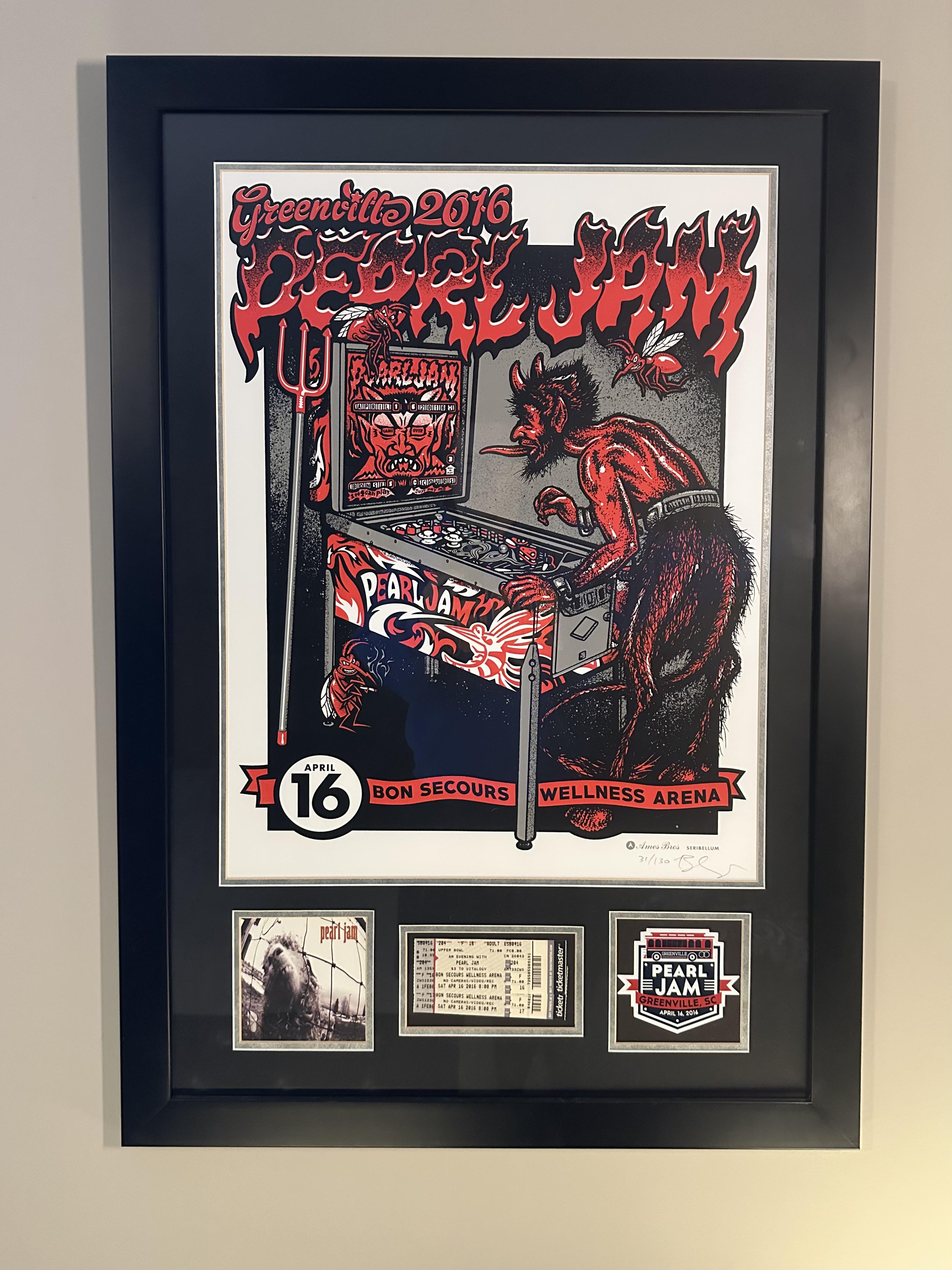 Pearl Jam Greenville 2016 (Ames Bros) : r/pearljam