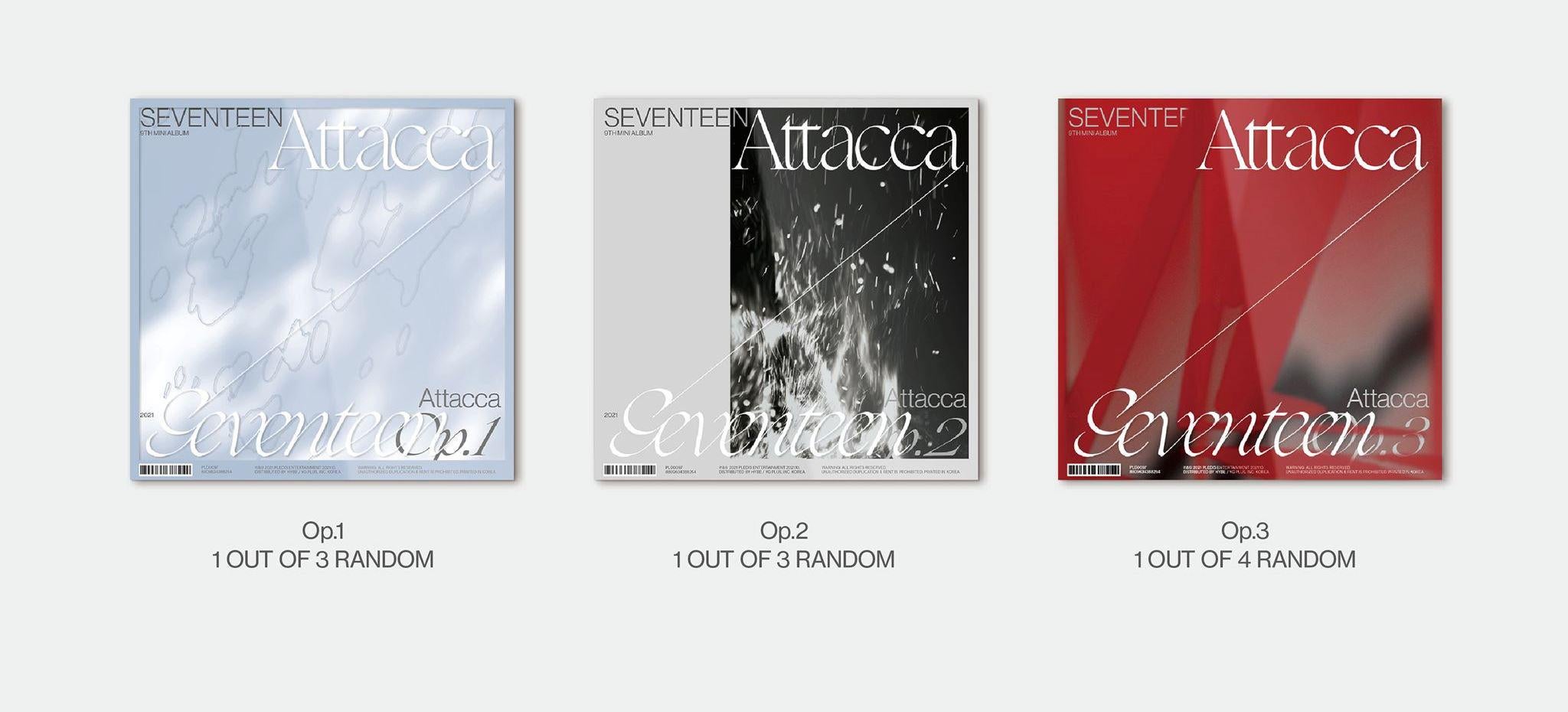 SEVENTEEN - 9th Mini Album 'Attacca' (Album Pakaging Details) : r