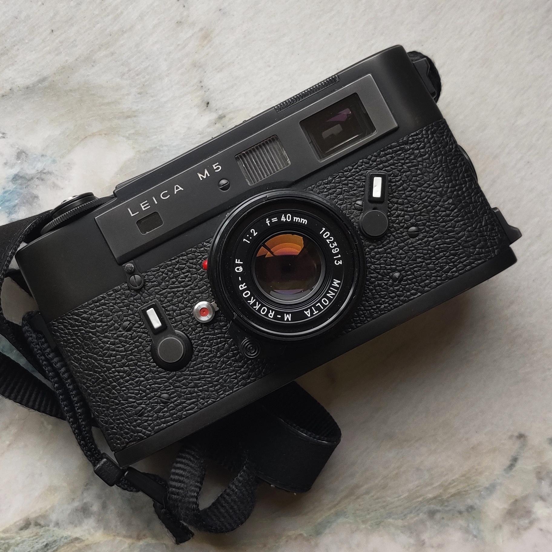 Jumping in on the new camera posts: my new to me Leica M5 with