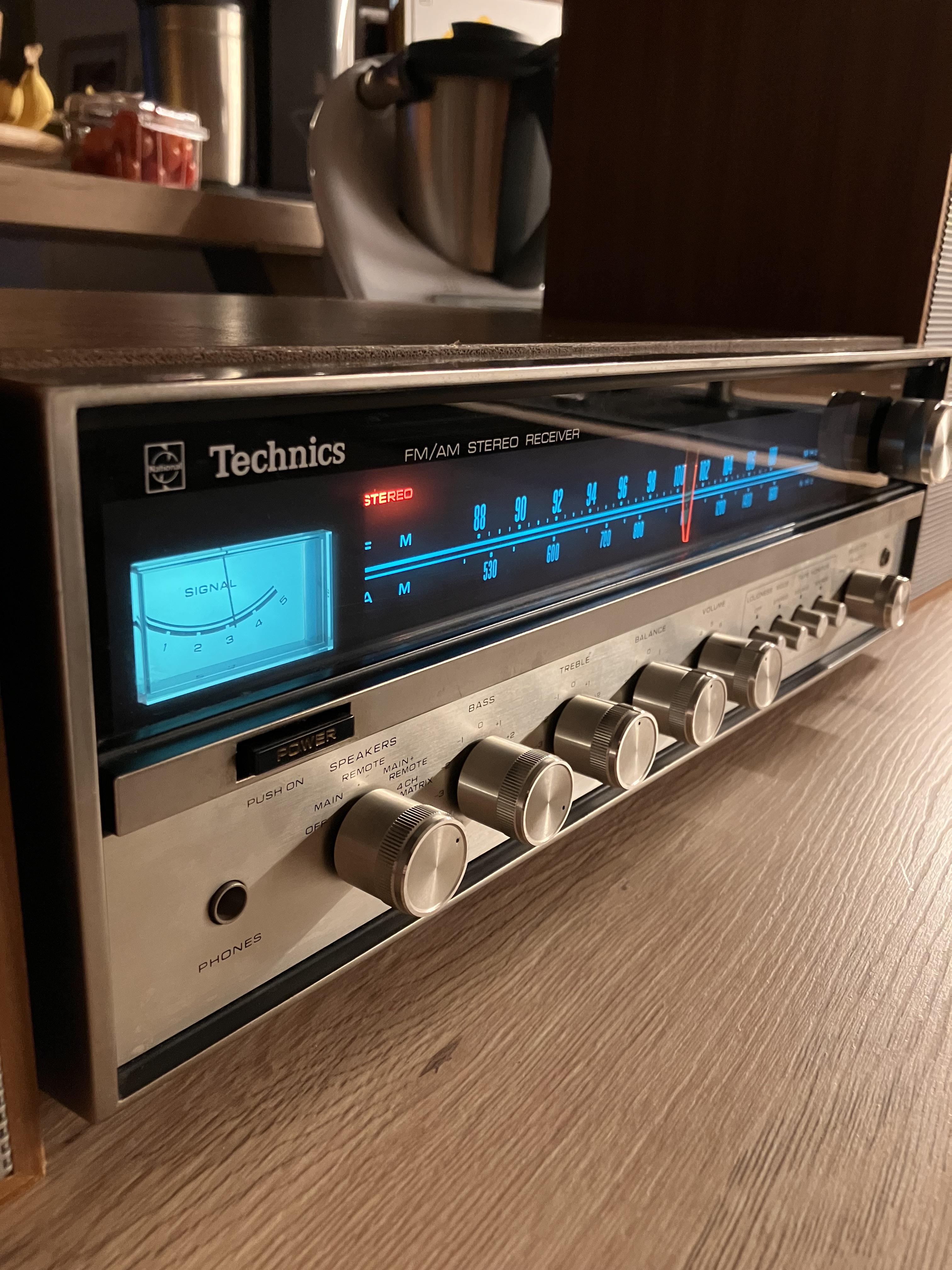 Turntable and speakers for my technics SA 5200 : r/vintageaudio