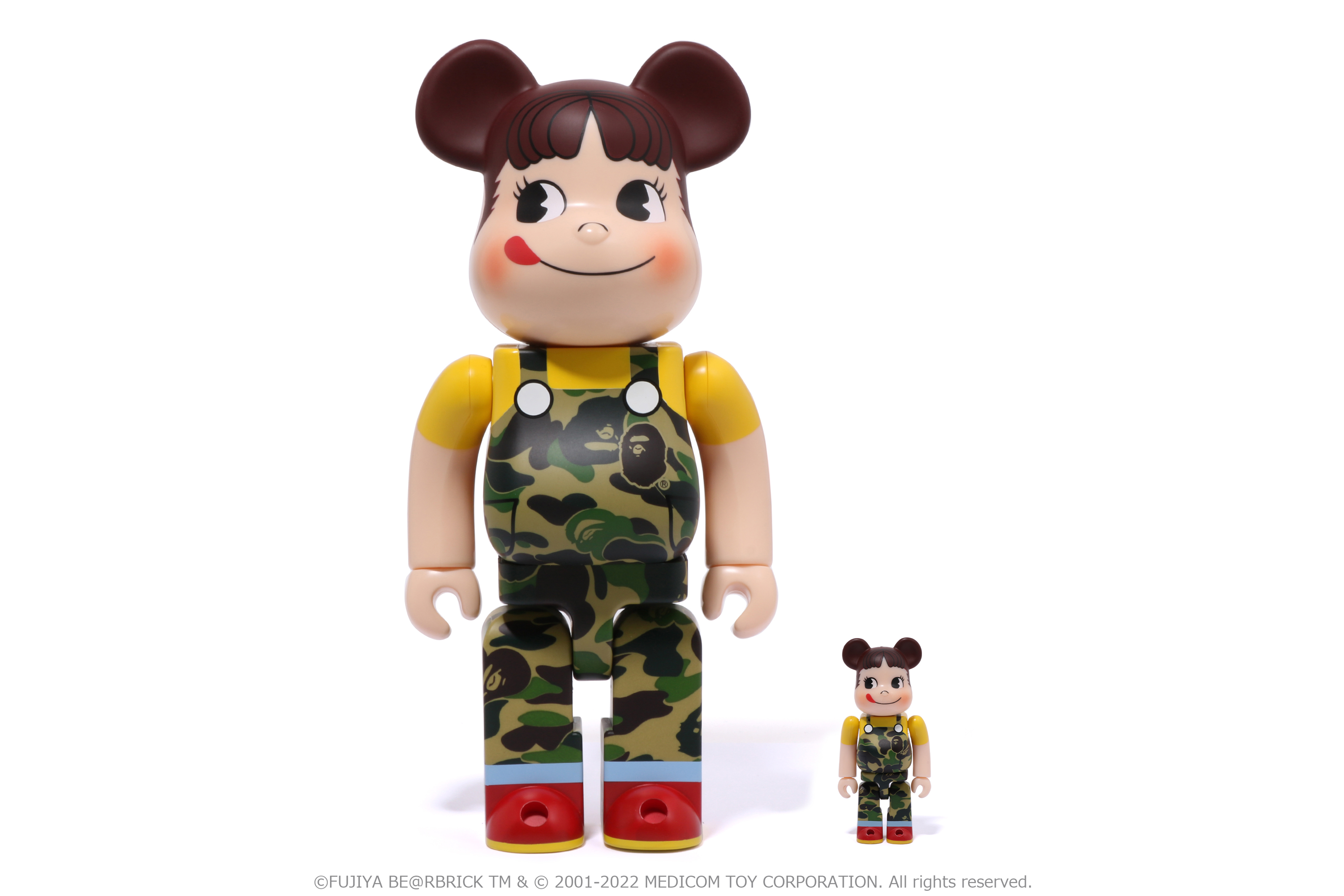BAPE®︎ × FUJIYA ペコちゃん × BE@RBRICK | bape.com