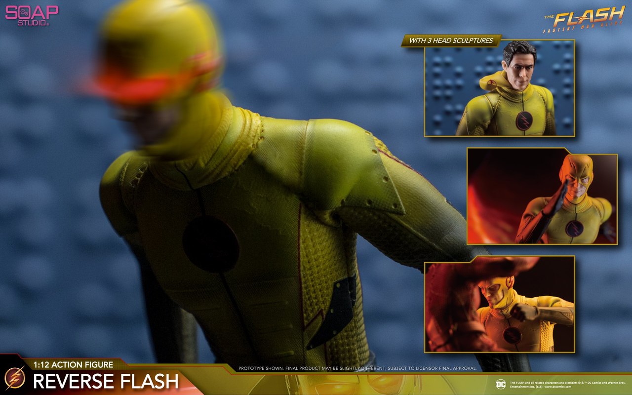 CW DCTV 1:12 Reverse Flash Figure From Soap Studio Details