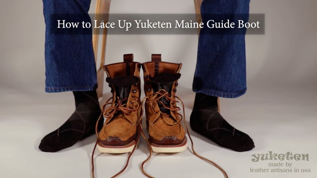 Maine Guide DB Boots - Truffle Black — YUKETEN