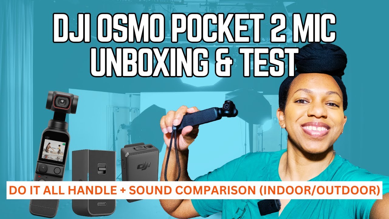 DJI Osmo Pocket 2 Mic Unboxing & Test: Do It All Handle + Sound