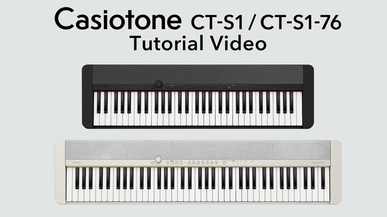 キーボード 電子ピアノ CASIO CT-S1-76WE ホワイト 76鍵盤 カシオ