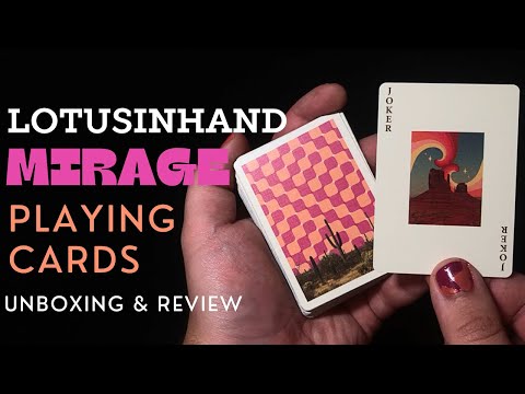 Mirage Playing Cards Unboxing & Review - YouTube