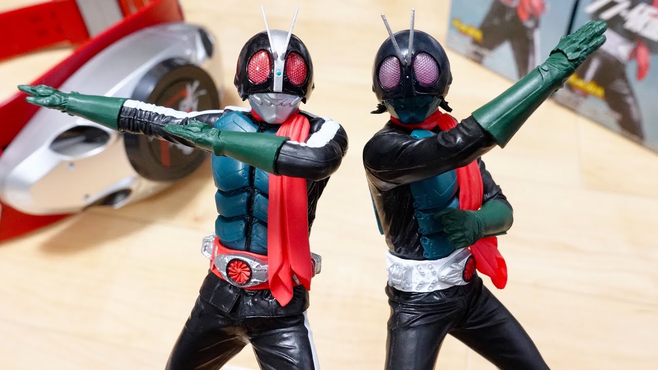 開封すればポーズが決まる！英雄勇像 シン・仮面ライダー 1号 & 第2号
