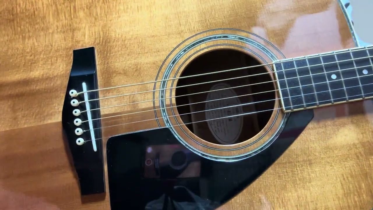 YAMAHA FG-400M（ベージュラベル）落語 de FG - YouTube