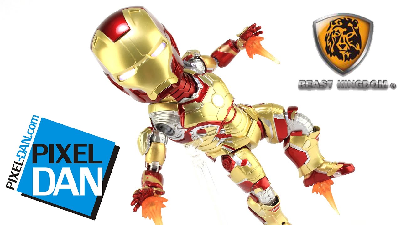 Iron Man Mark 42 Marvel Egg Attack Beast Kingdom Action Figure