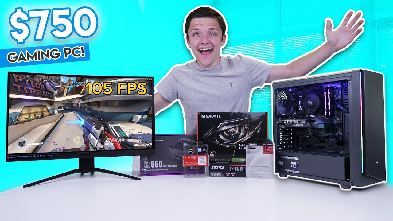 Epic $750 Gaming PC Build 2020! [Ryzen 3 3300X & GTX 1660 Super w