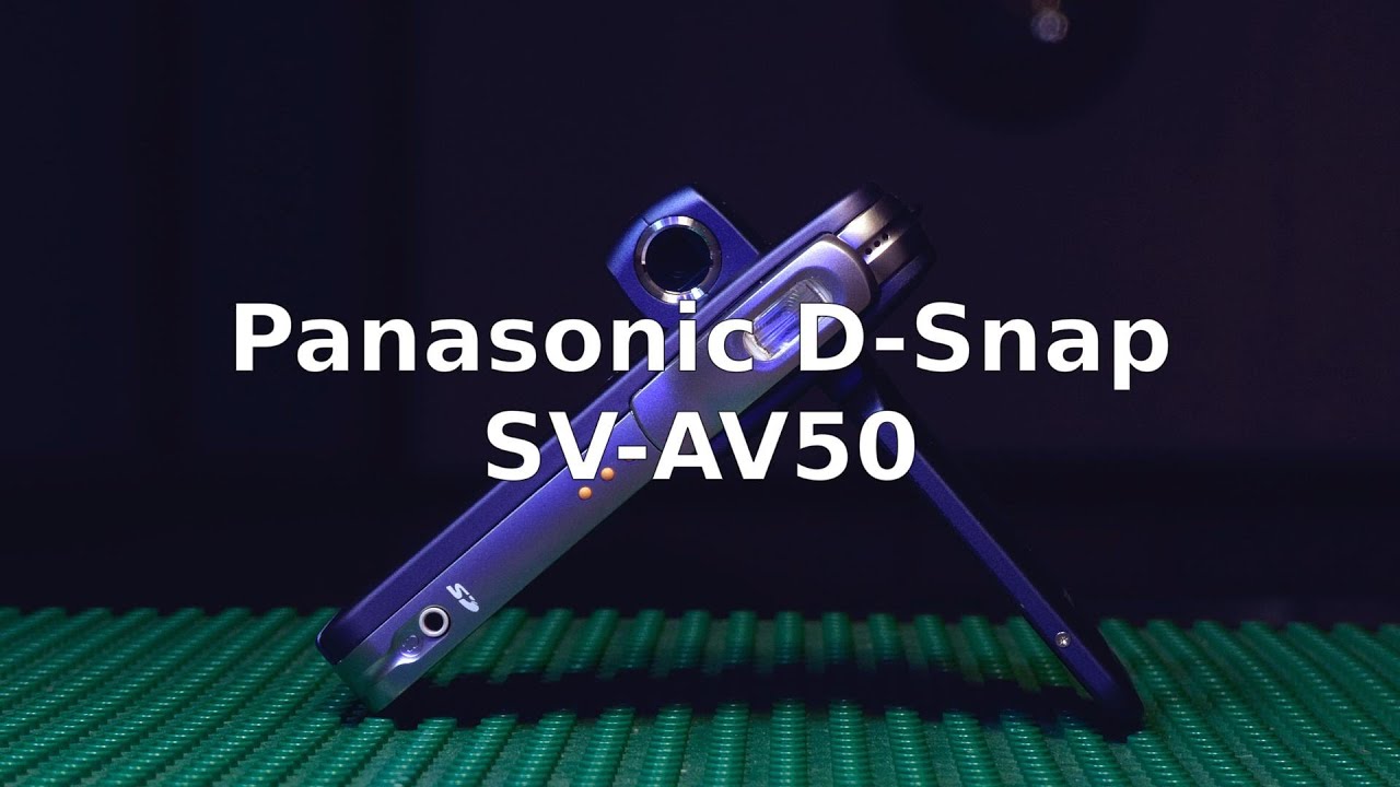 Episode 16: Panasonic D-Snap SV-AV50 - YouTube