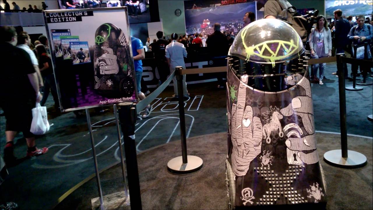 E3 2016 Watchdogs 2 Wrench Junior Robot - YouTube