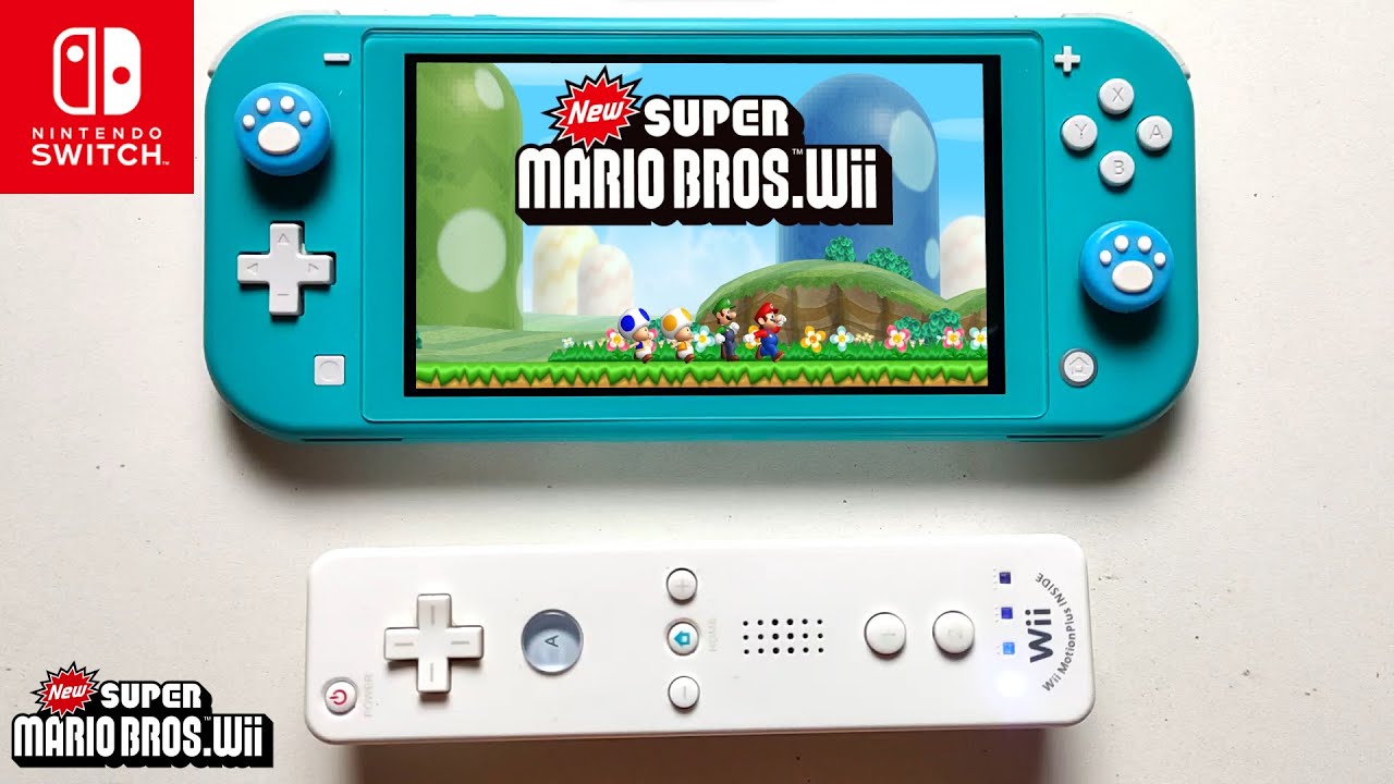 New Super Mario Bros. Wii On Nintendo Switch Lite - YouTube