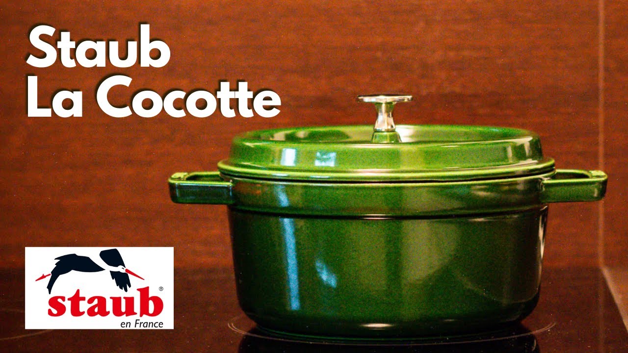 My First Staub | Basil Green La Cocotte | Unboxing - YouTube