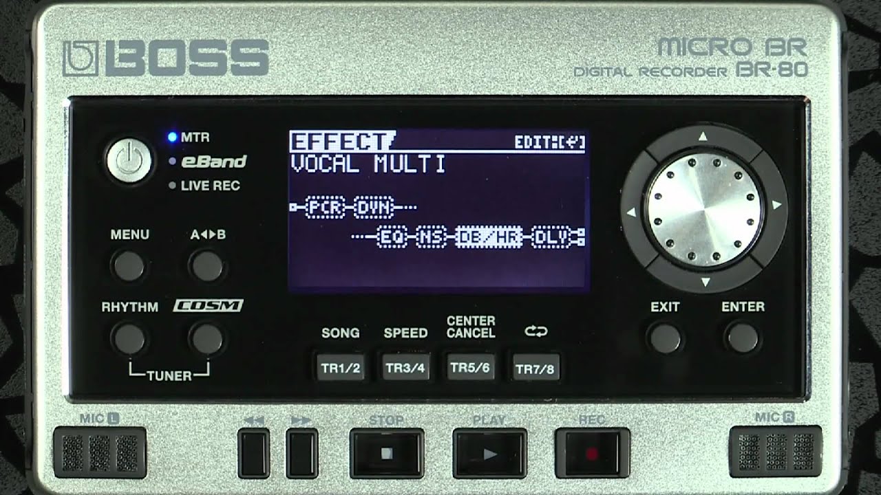 Boss BR-80 Micro BR Recorder – Motor City Guitar