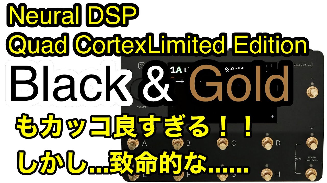 24時間限定値下げ】Quad Cortex Black & Gold 24時間限定値下げ】Quad