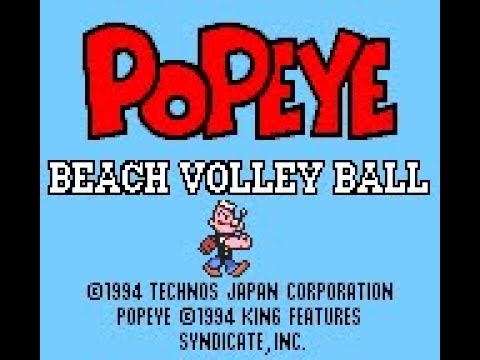 Longplay] - Popeye no Beach Volleyball - Sega Game Gear - YouTube