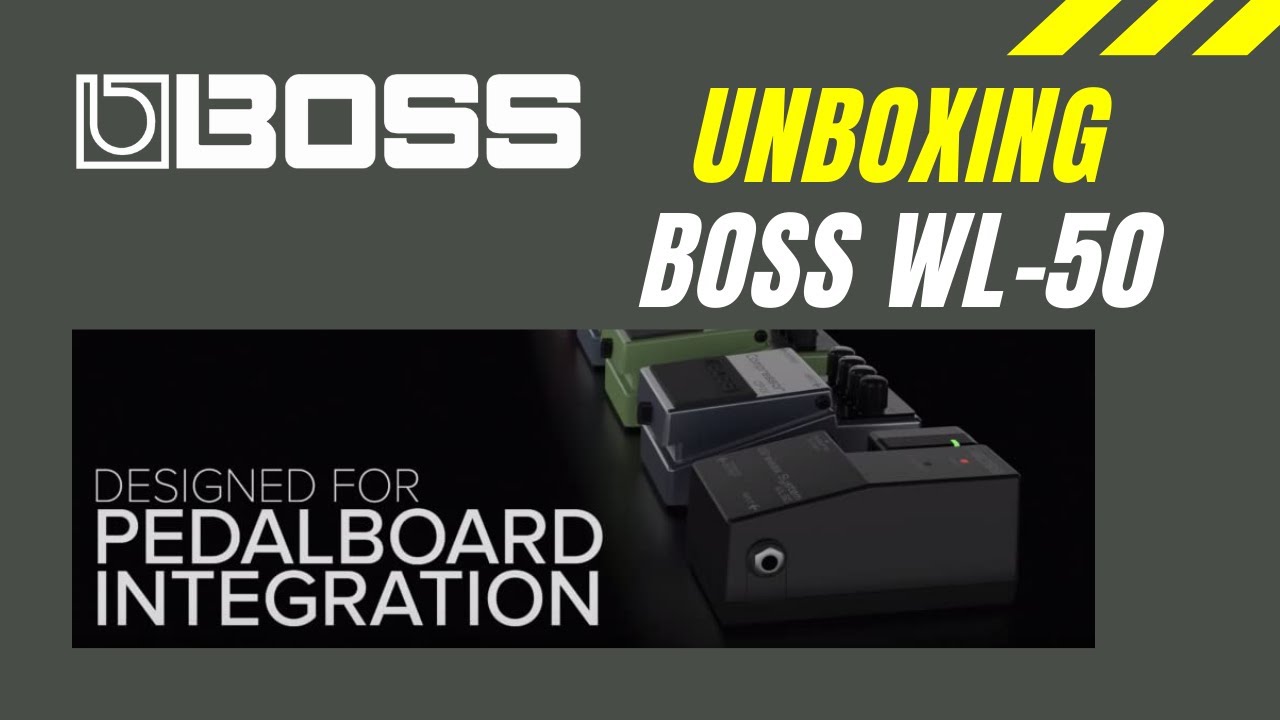 Boss WL-50 Wireless System (UNBOXING) 🎸 - YouTube