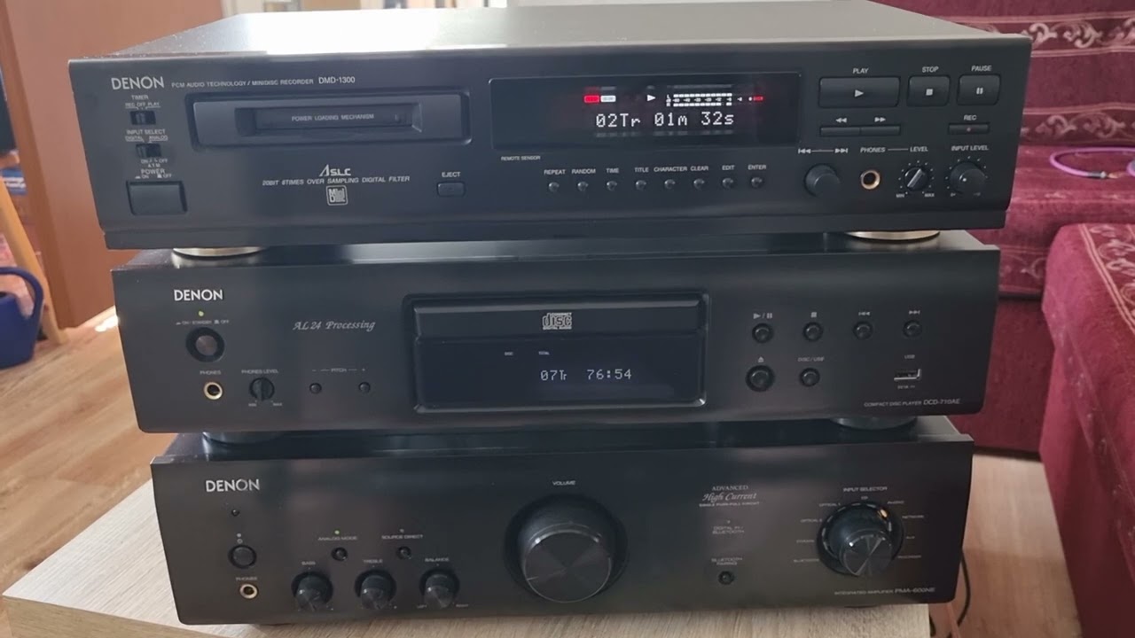 Denon dmd-1300 made in Japan 1997 - YouTube