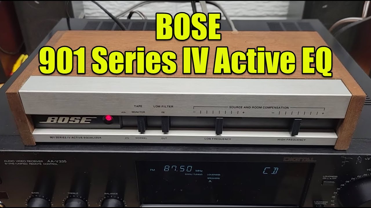 Bose 901 Series IV Active Equalizer Demo - YouTube