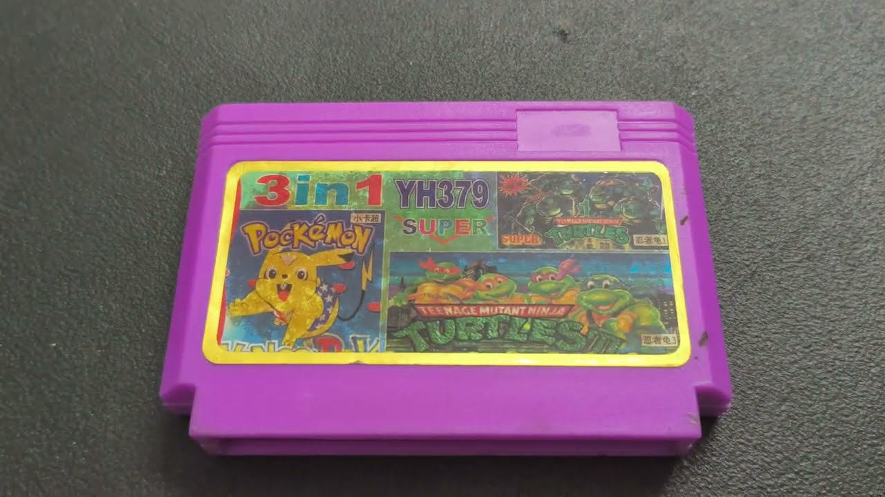 Exploring Cool 8 bit (NES/Famicom) Video Game Multicart YH379