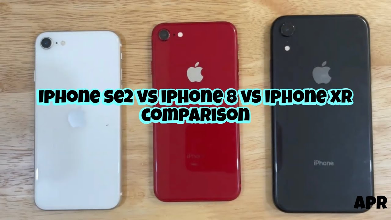 iPhone 8 vs iPhone SE 2020 vs iPhone Xr Comparison - YouTube