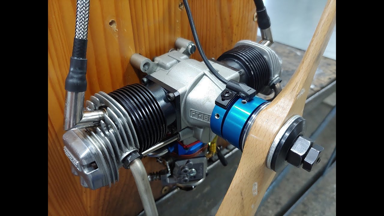 OS FT 160 Gemini TWIN Glow conversion to Gas Quide and test Run