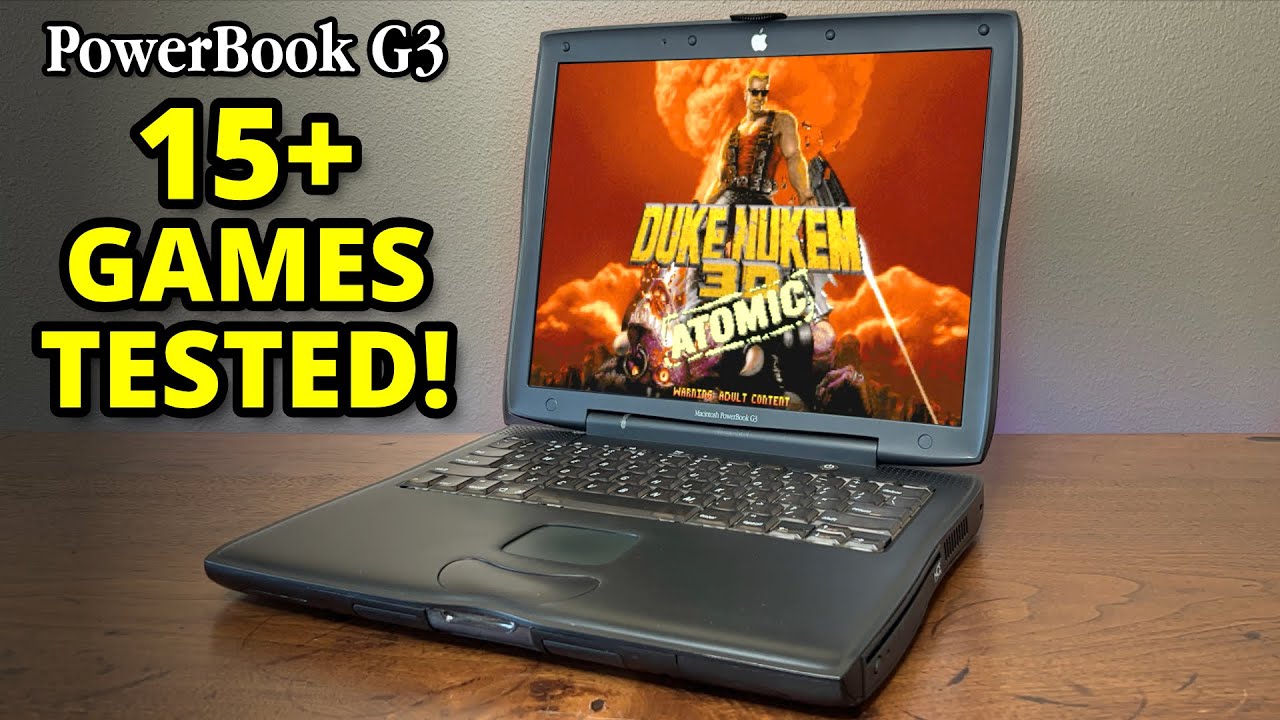 Gaming on a Macintosh PowerBook G3! - YouTube