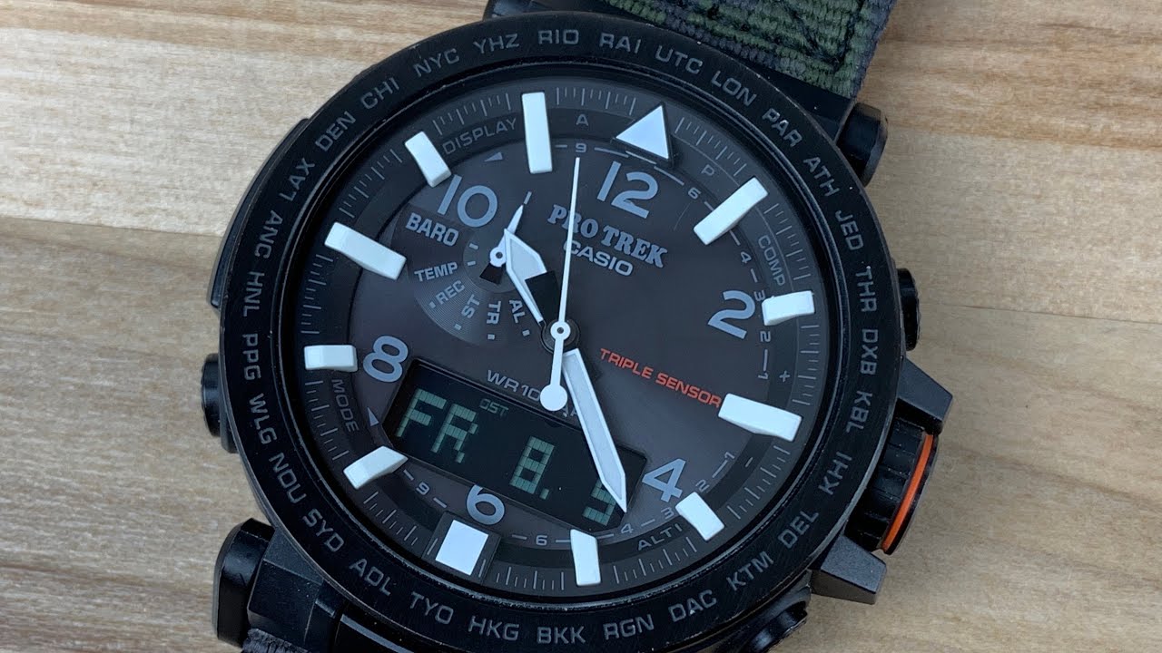 Casio ProTrek prg650 - YouTube