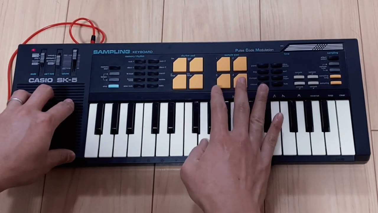 Hip Hop Beatmaking : CASIO SK-5 - YouTube