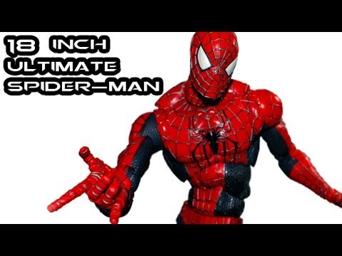 Ultimate 18 Inch Amazing SPIDER-MAN Action Figure Review - YouTube