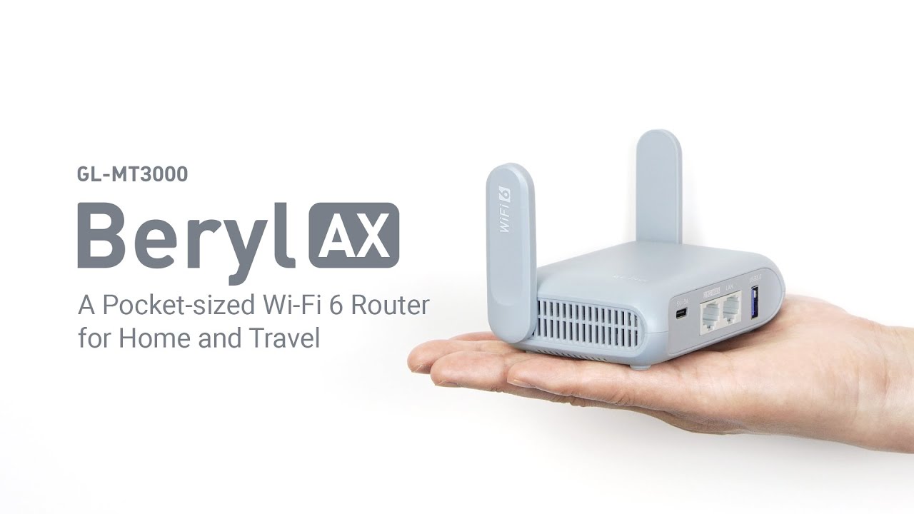 GL-MT3000 Beryl AX | THE SMALLEST WI-FI 6 VPN ROUTER - YouTube