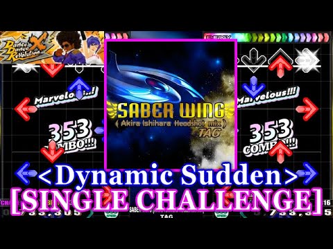 Dynamic Sudden] 【DDR X】 SABER WING (Akira Ishihara Headshot mix