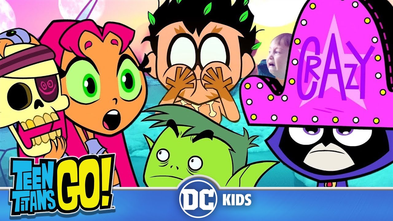 Teen Titans Go! | Crazy Day At The Titans Tower | @dckids - YouTube