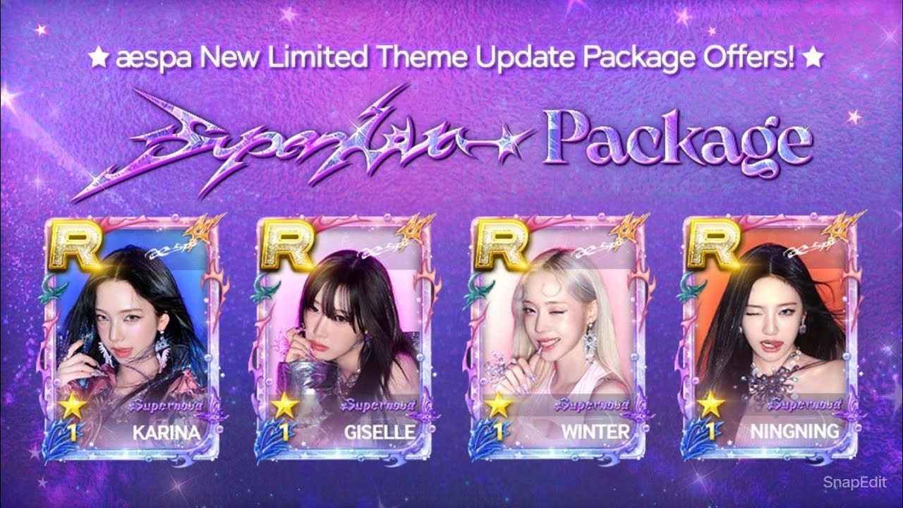 Superstar SMTOWN | Completed aespa 'Supernova' Limited Theme