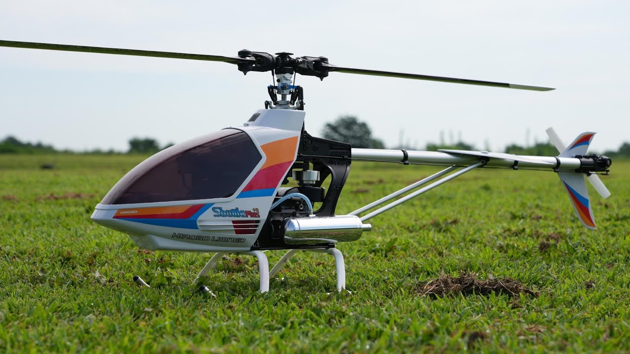 ラジコンヘリ 超高級機 HIROBO Shuttleを復活させてみた。 - YouTube