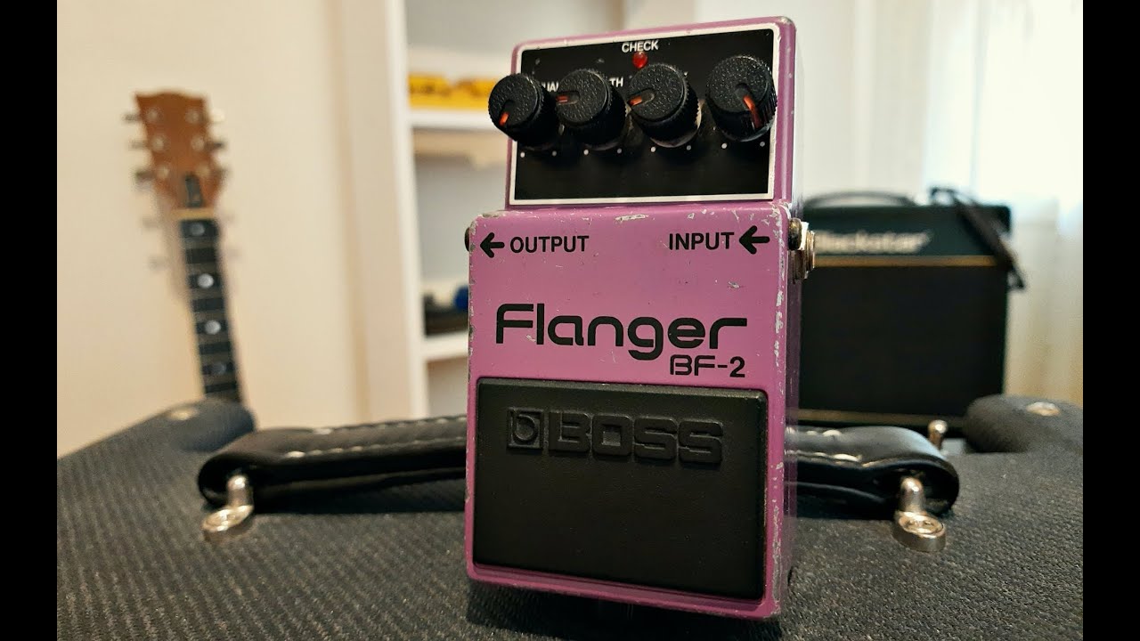 Boss BF-2 Flanger (Made in Japan / Green Label) - YouTube