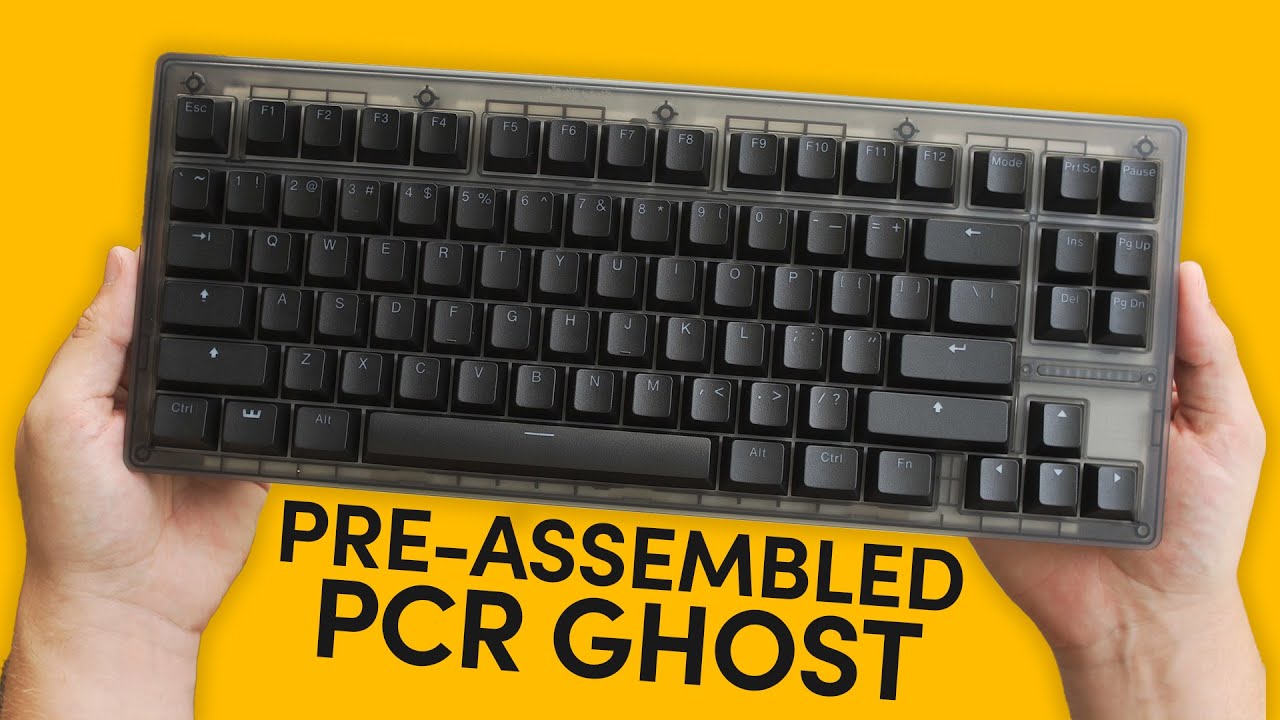 Unboxing: Wooting 80HE PCR ABS Ghost (ANSI) - YouTube