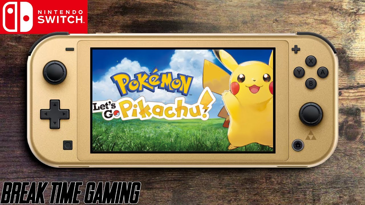 Pokemon Lets Go Pikachu Nintendo Switch Lite Gameplay - YouTube