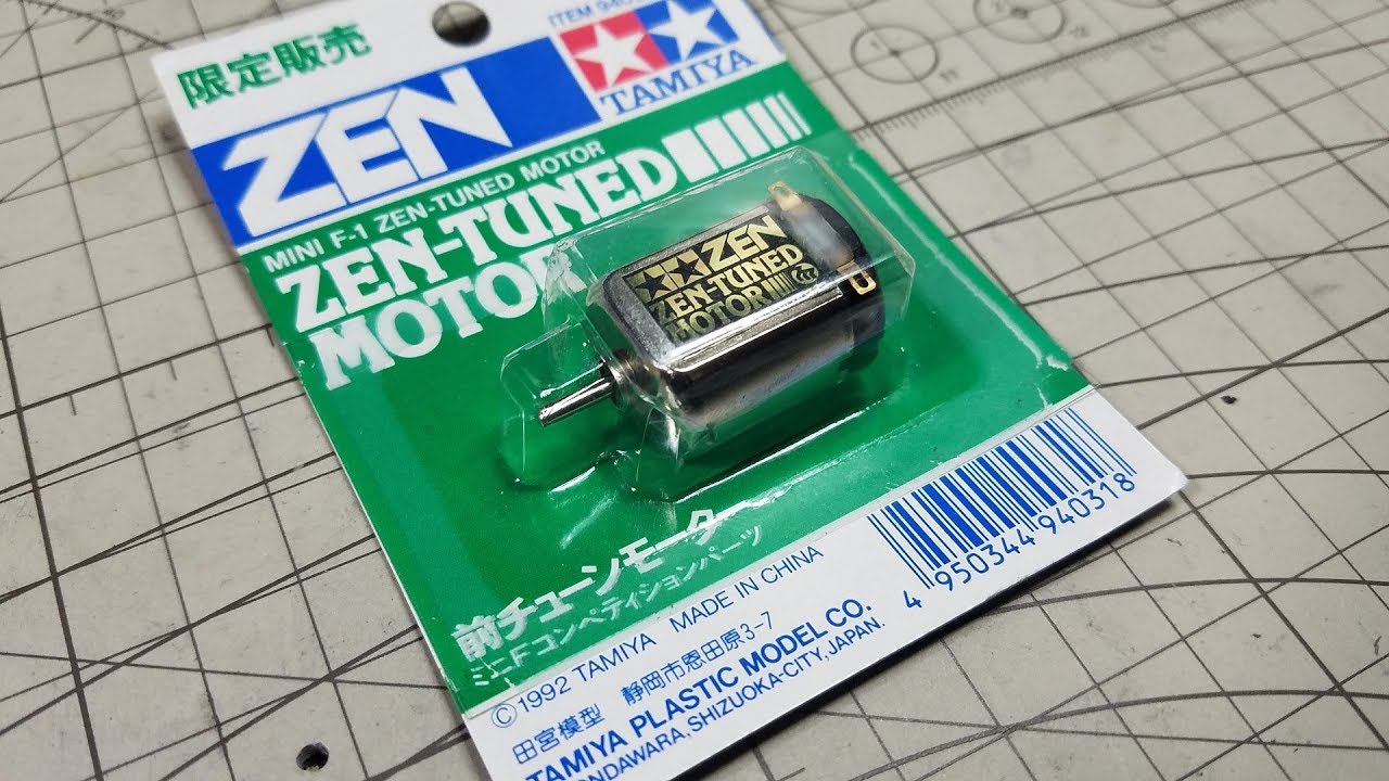 ミニ四駆】Tamiya Mini 4WD Testing: Zen Tuned Motor 94031 - YouTube