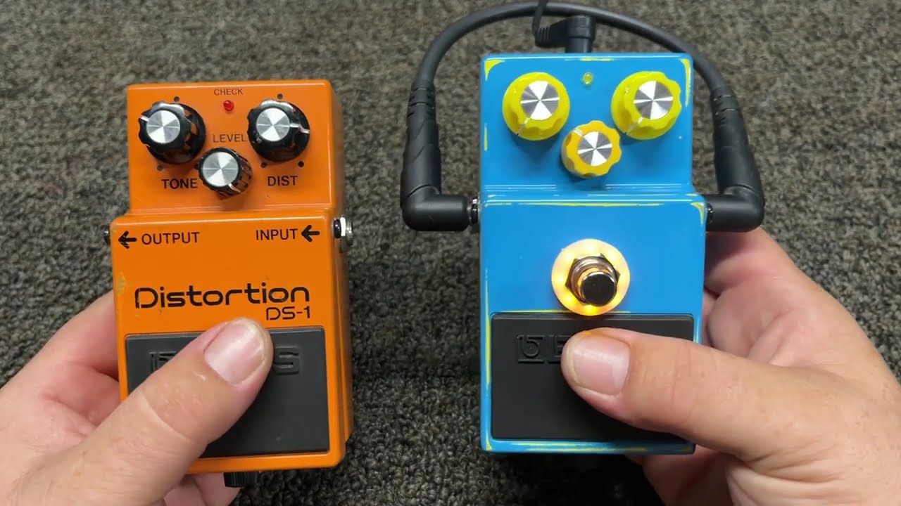 Boss DS-1 (Dromedary Mod) DIY - YouTube