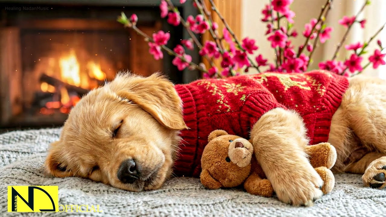 24 HOURS Dog Calming Music for Sleep 🐶🌸 Anti Separation Anxiety