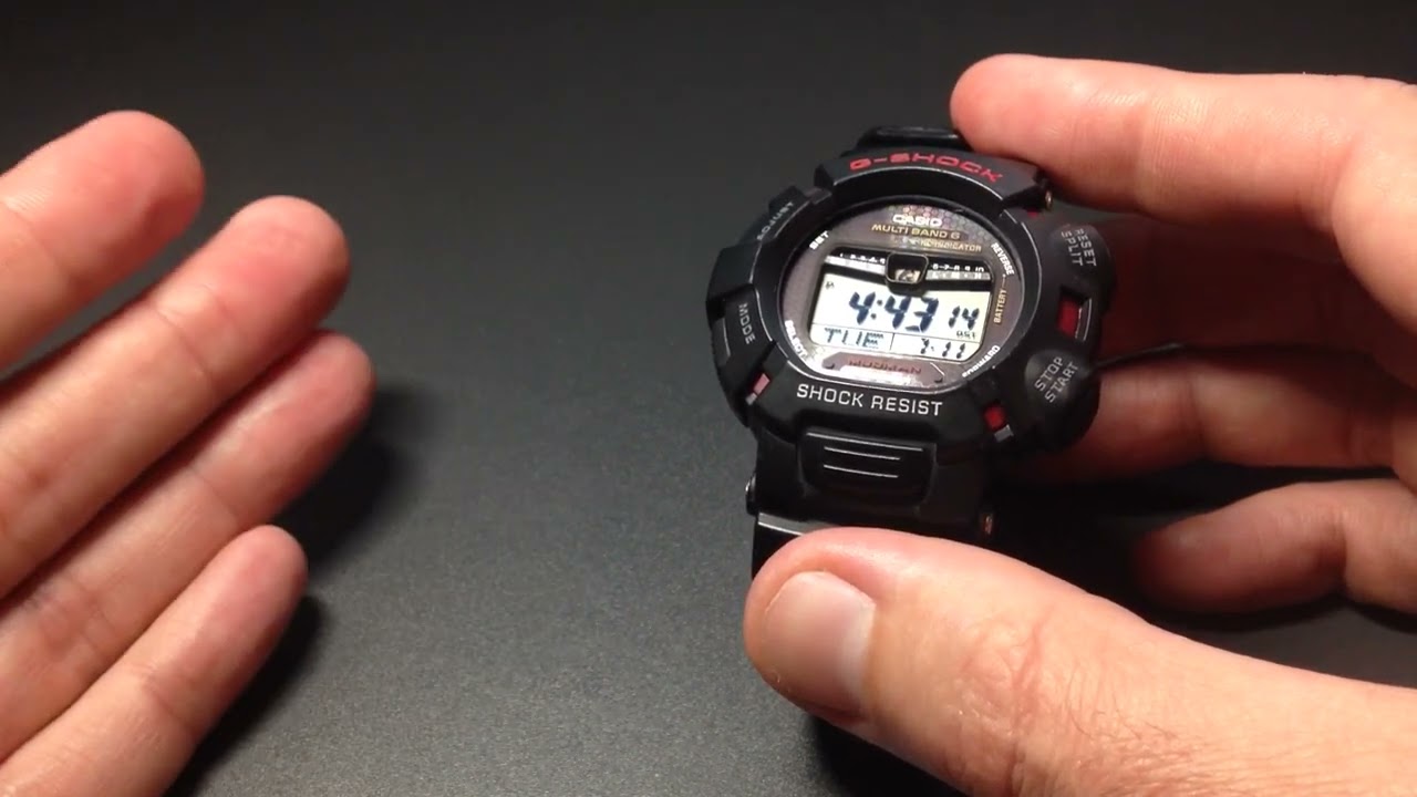 Casio G-Shock (GW-9010-1) | Auto EL (Wrist Tilt Back Light) - YouTube