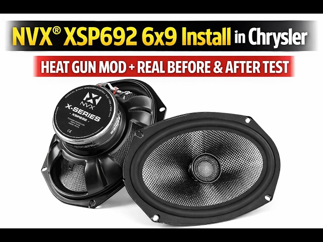NVX XSP692 6x9 Install in Chrysler 300 – Heat Gun Mod + Real