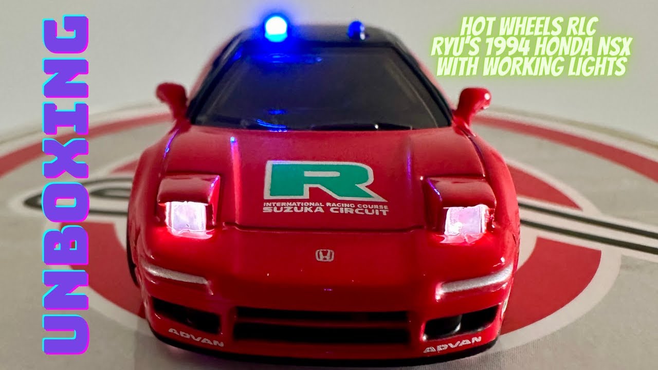 Unboxing The New Hot Wheels RLC Ryu Asada 1994 NSX - With Working