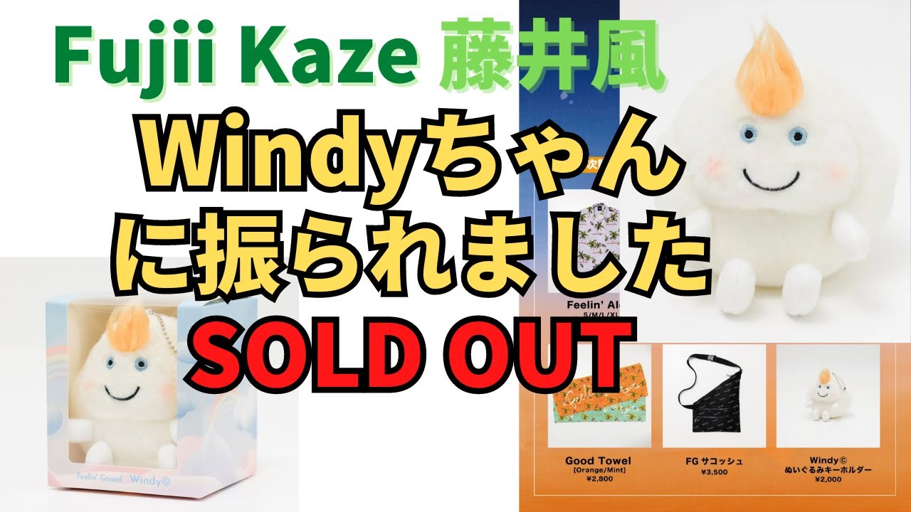 藤井風🍃 Windyちゃん🍃どこ行った？😭 Windy©︎ぬいぐるみ