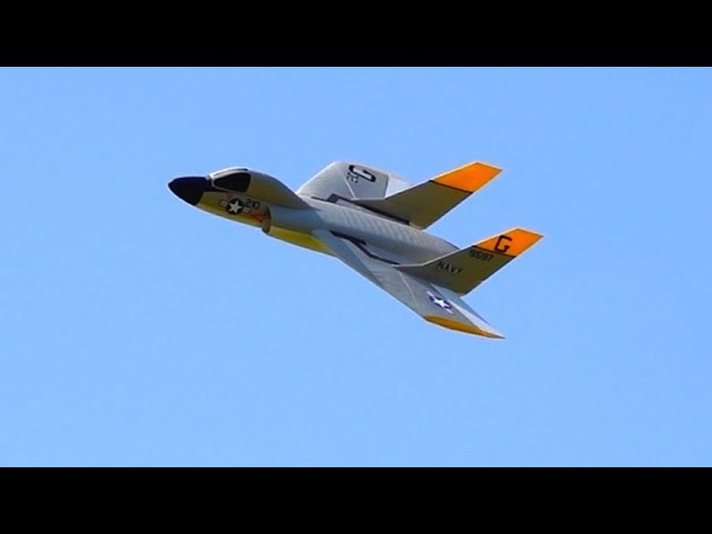 3d-printed Cutlass F-7U 50mm EDF - YouTube