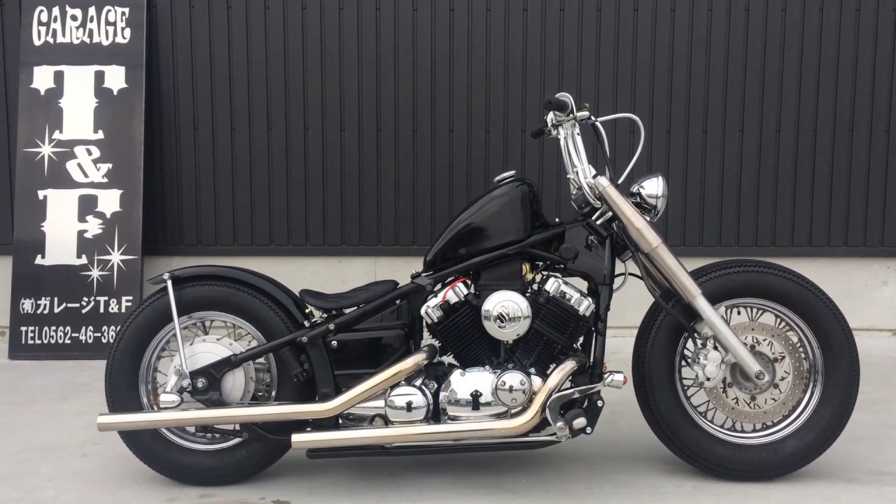 有限会社ガレージT&F / ドラッグスター400 ドラッグパイプマフラー