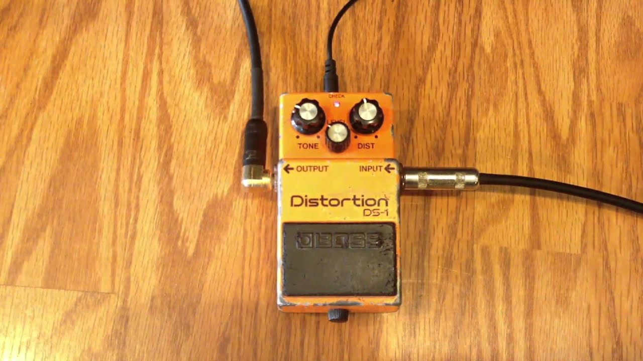 Vintage Boss DS-1 Black Label Made in Japan - YouTube